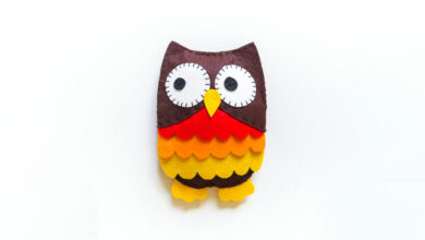 Have fun making this colourful felt owl craft today
