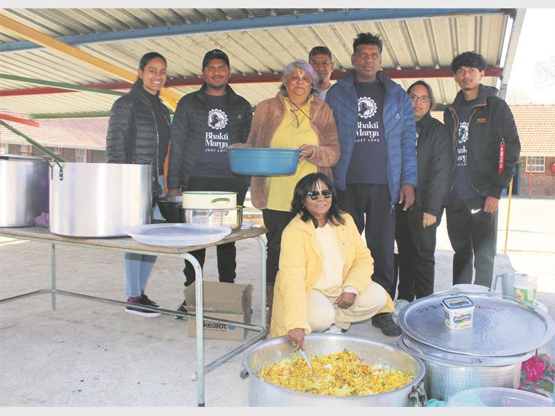 Learners received biryani, fruit, snacks, and sweets as part of the Mulbarton-based organisation’s outreach to inspire hope and keep children off the streets.