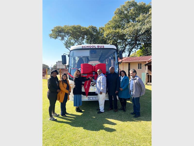 The bus was made possible through the combined efforts of the school’s proactive fundraising initiatives.
