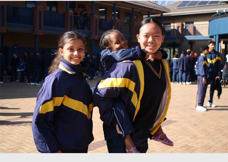 From hopscotch to jumping castles, Marist Brothers Linmeyer’s learners guided and cared for 180 young guests.