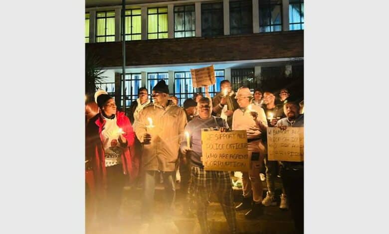 The Progressive Civics Congress leads a nationwide protest outside police stations, urging South Africans to stand against lawlessness, corruption, and maladministration.