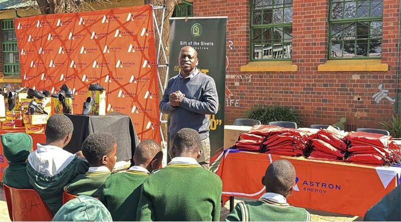 The Elethu Themba Combined School marked Mandela Day with campus upgrades and donations for learners, thanks to the support of corporates and the local community.