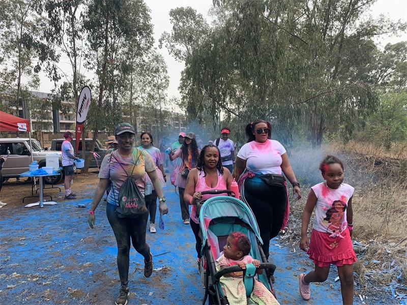 The Breast Intentions Colour Run 2025 turned Johannesburg pink and vibrant as runners and families united to support life-saving mammograms for women in need.