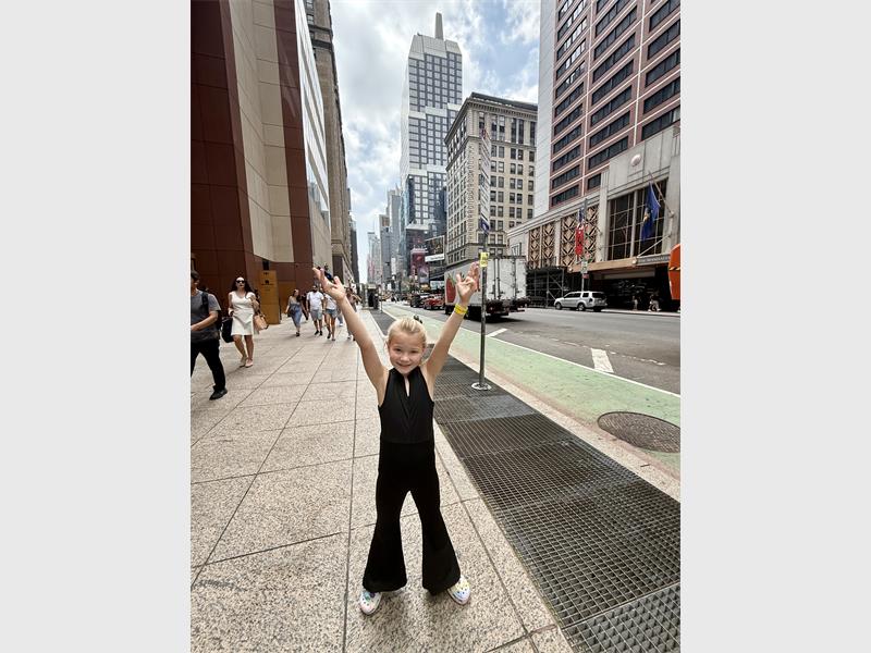 Brooklyn Storm Thompson, a seven-year-old model and dancer from Johannesburg south, excelled a global talent convention in New York and came home with honours.