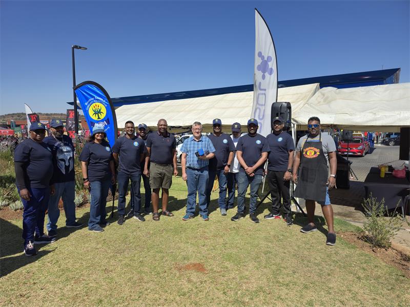 Residents, local businesses and security partners showed their support during a fun-filled event hosted at Sasol Columbine.