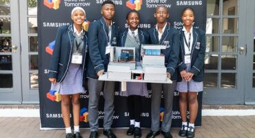 Tembisa West Secondary School with their Prototype