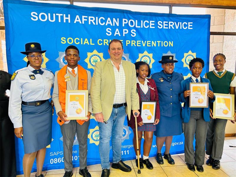 Learners from several high schools competed in public speaking and debating to earn junior policing leadership roles aimed at promoting school and community safety.
