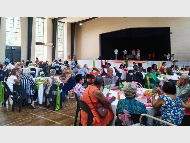 Residents from Annie Burger Retirement Village and neighbouring old age homes enjoyed music, performances, and a sponsored meal during the annual celebration.