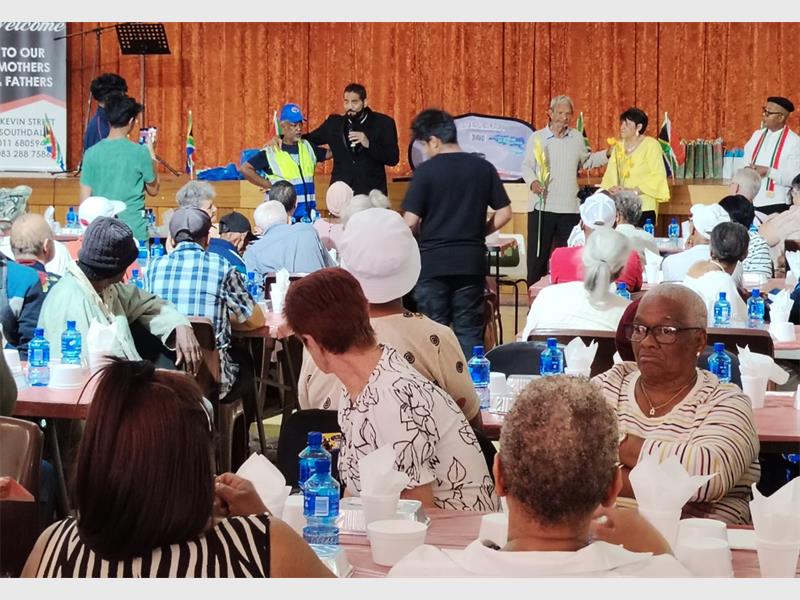 Senior citizens from different old age homes enjoyed themselves courtesy of Uncle Baboo and Crew.