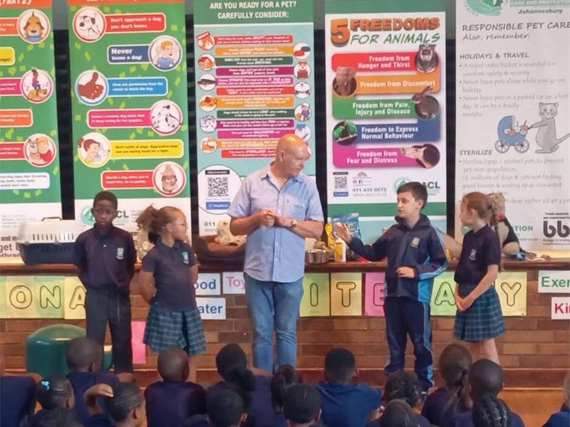 The education project helps schools promote kindness and responsibility.