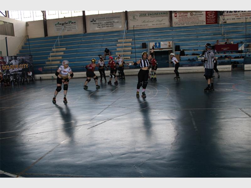 Golden City Rollers invite the public to join the action.