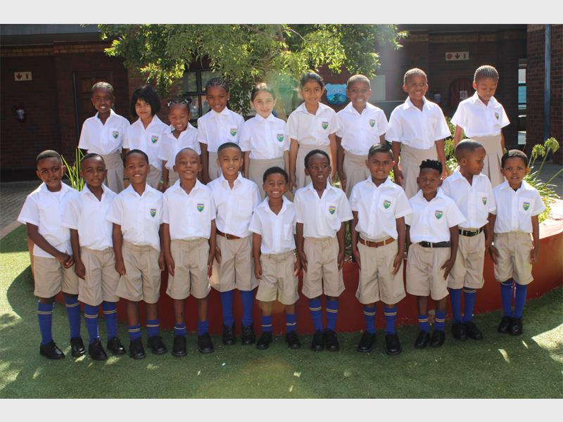 Grade 1 learners gear up for a fun year ahead.