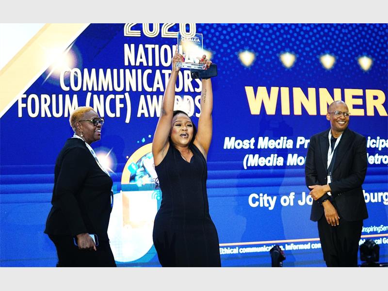 Most Media Profiled Municipality and Most Innovative Team belong to Johannesburg.