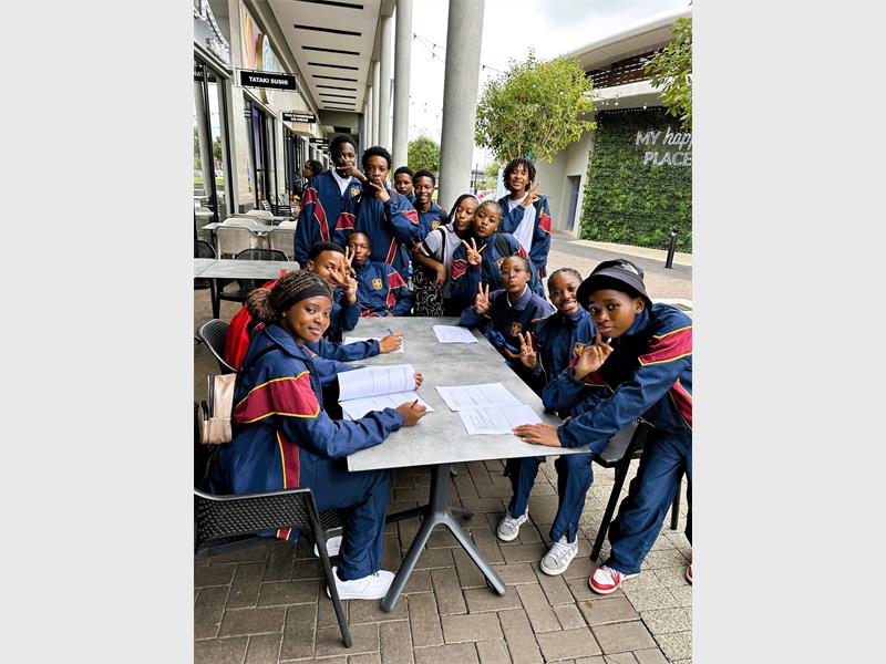 Beyond the classroom: Learners gain practical business skills.