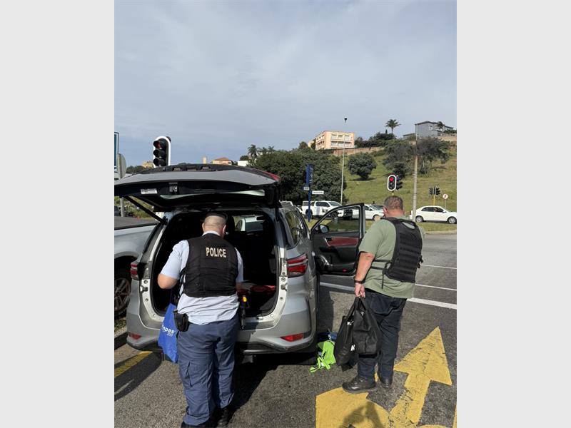 high-speed pursuit along the N12 led to the recovery of a stolen vehicle, though the suspect made a dramatic escape using a waiting getaway car.