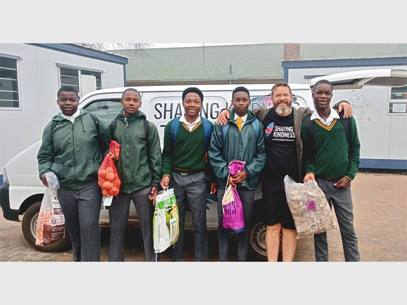Fresh vegetables become cooked meals as SKF distributes food across Joburg.
