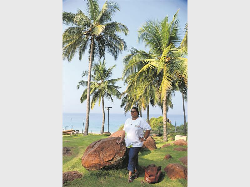 Toti blogger Verushka Ramasami in the beautiful Indian province of Kerala.