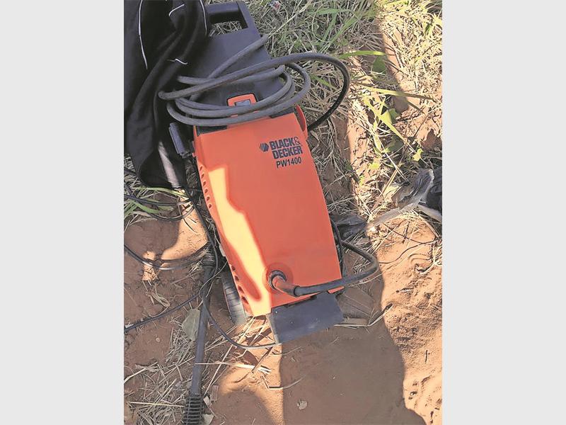 This high pressure cleaner was found in possession of a regular 'customer' of the CCPO. If you recognise it, it was handed in at Toti SAPS.