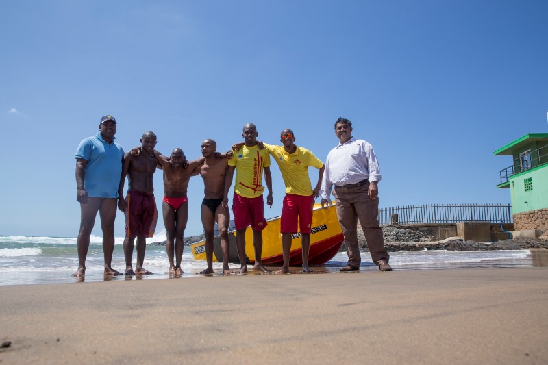 The rescue team.