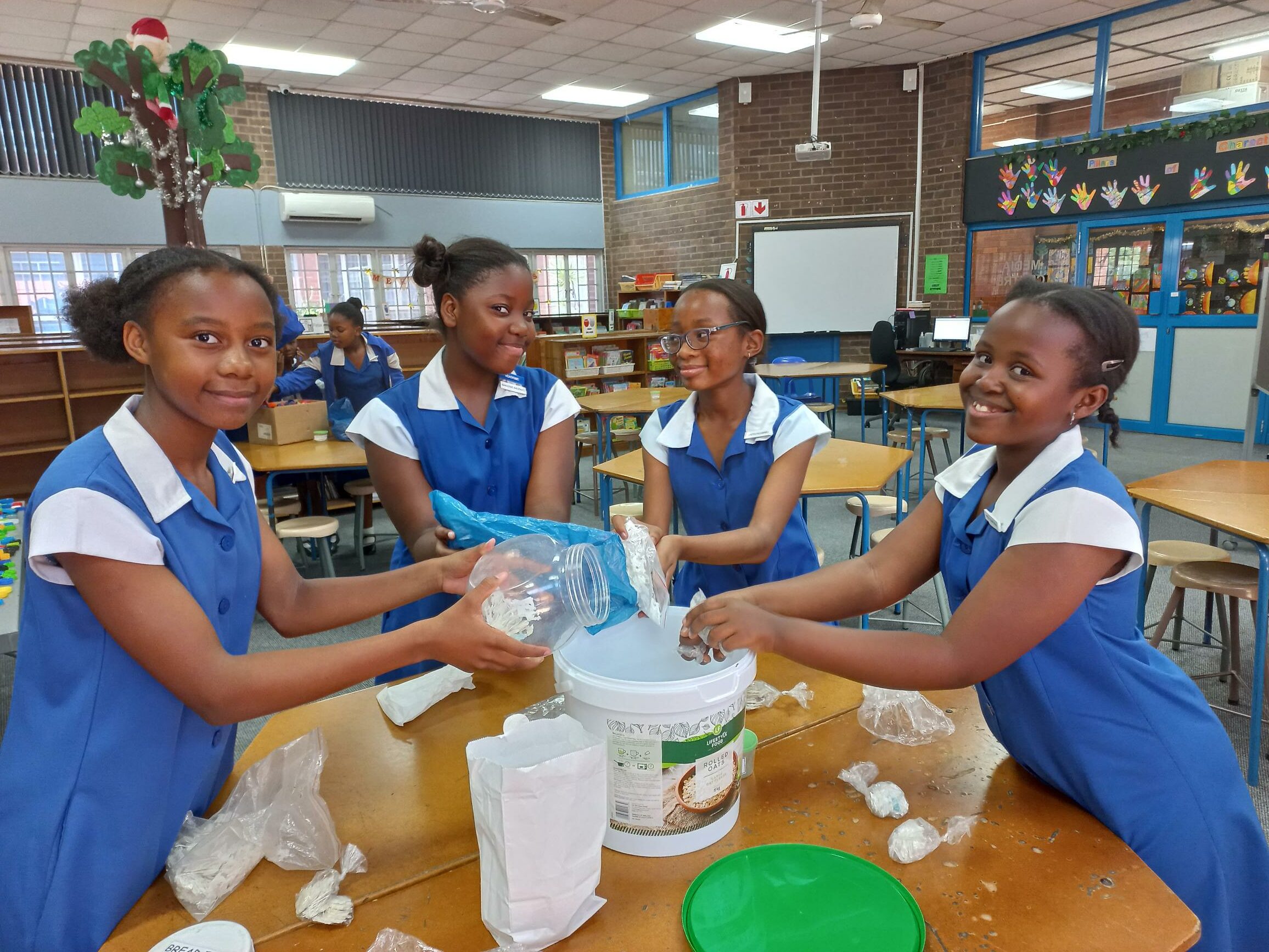 Amanzimtoti Primary collects bread tags for wheelchairs South Coast Sun