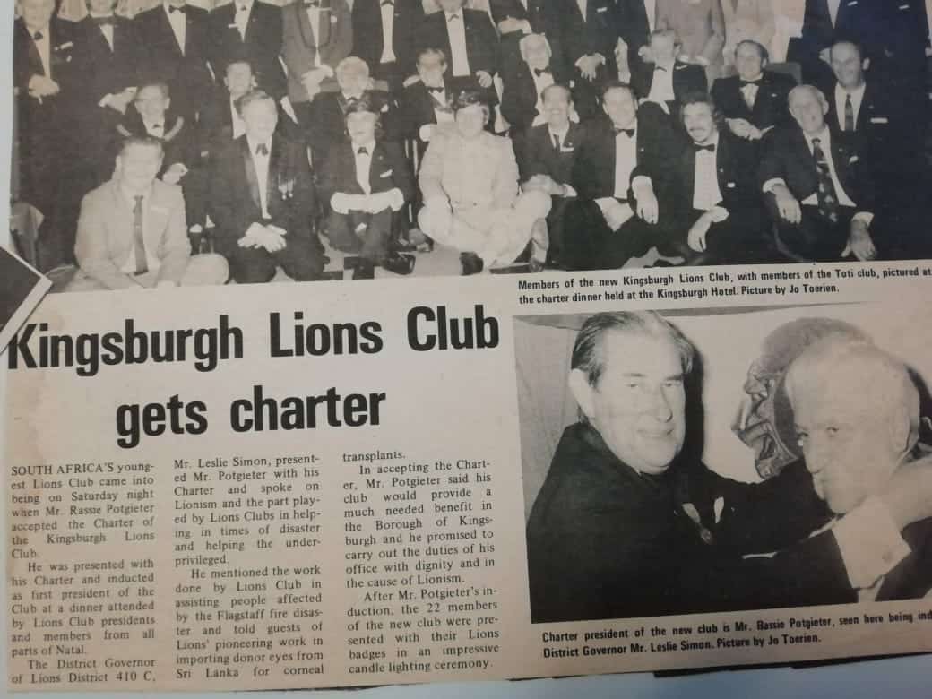 A newspaper clipping.