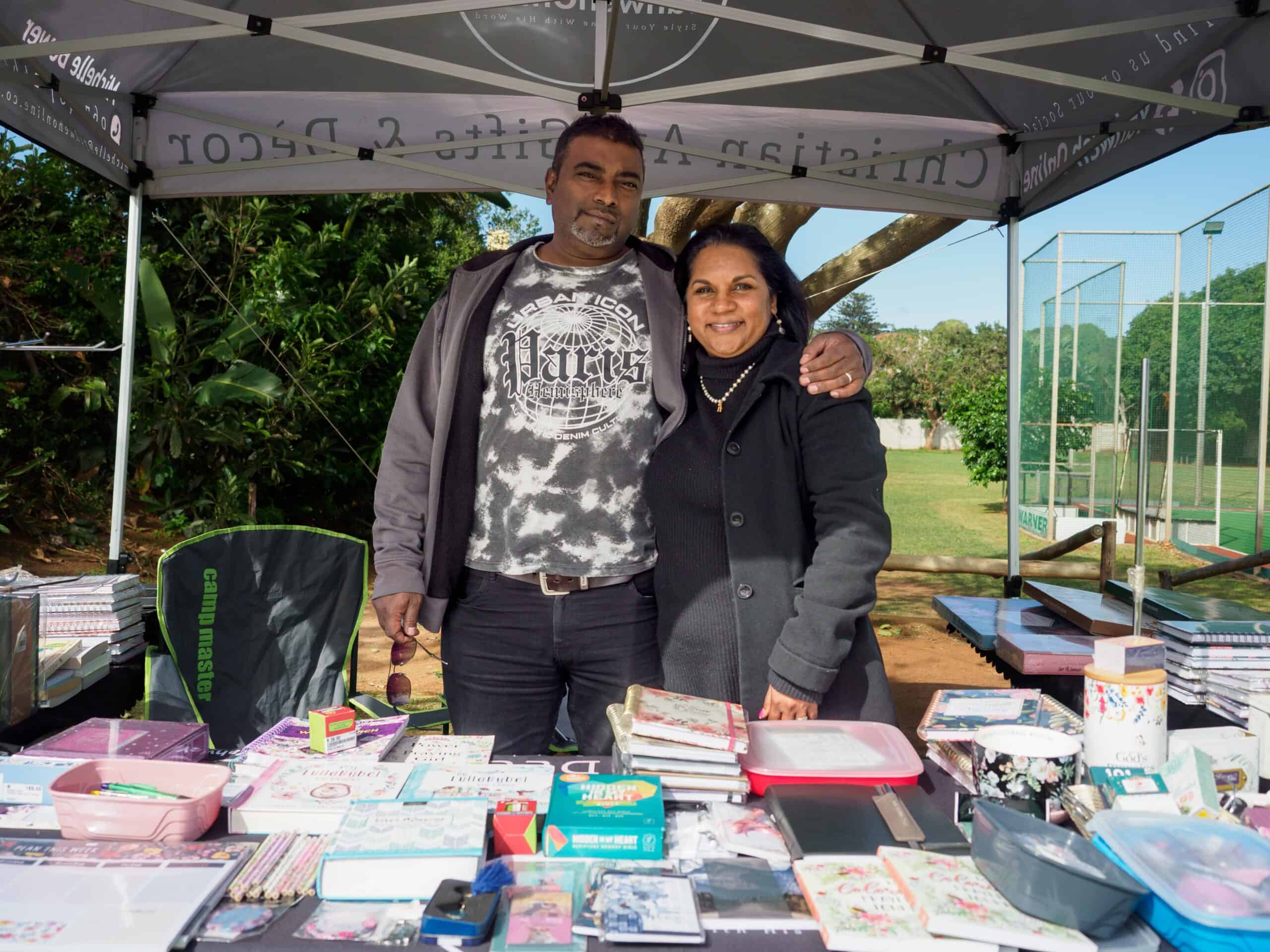 A husband and wife entrepreneurial duo.
