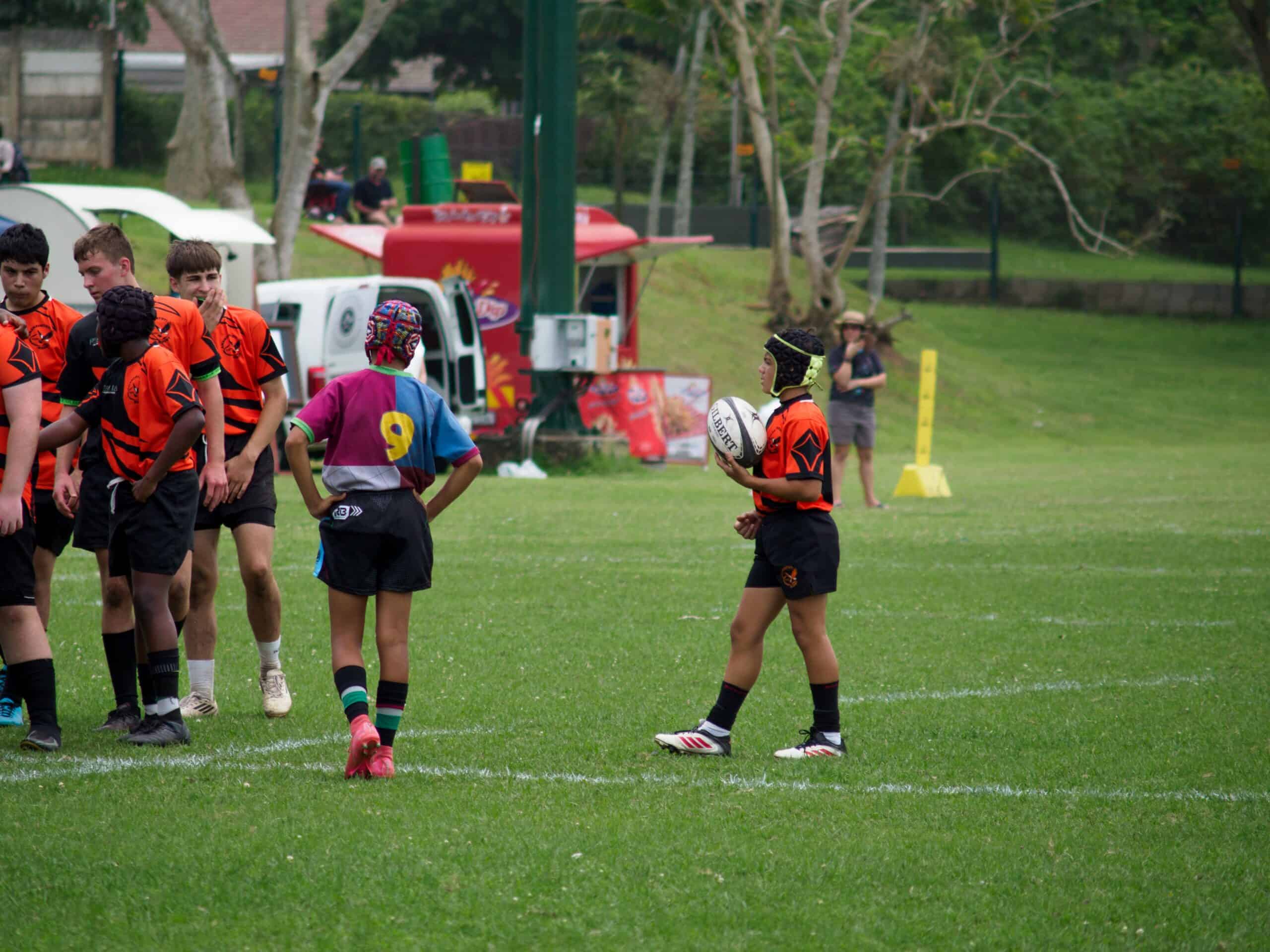 A scrum half.
