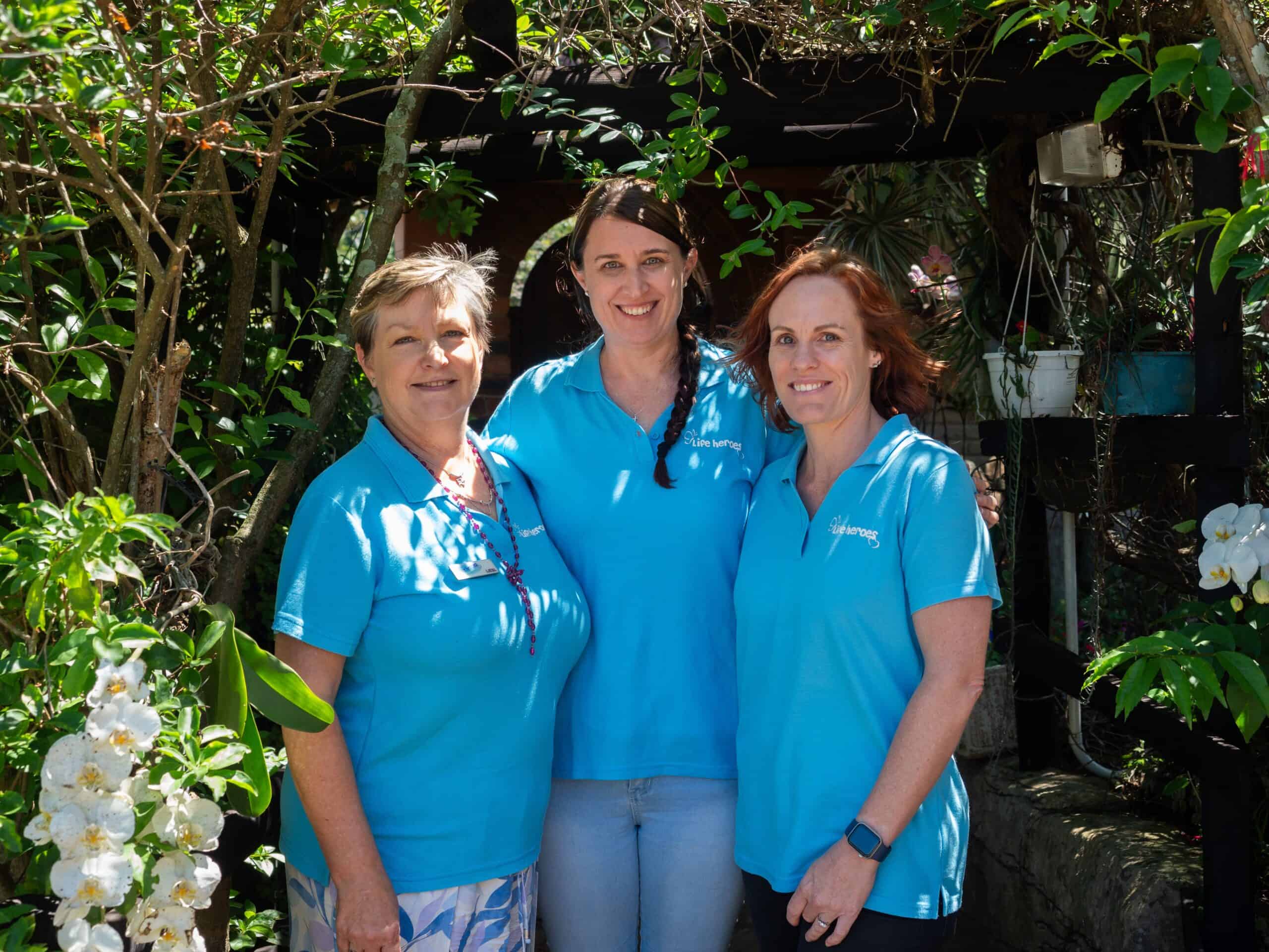 A group of three women.