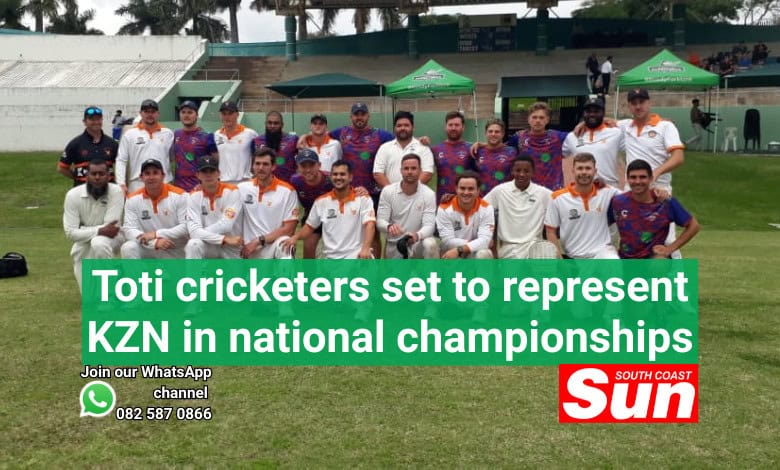 A group photograph of cricket players.