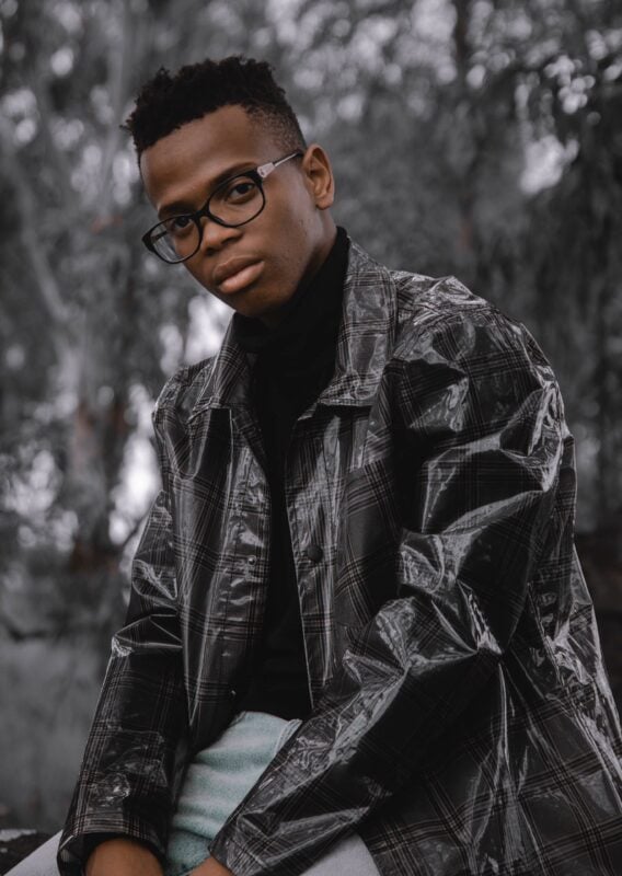 A man posing.