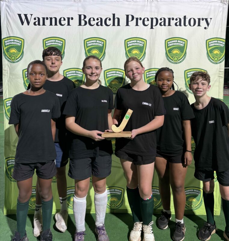 A group photograph of school athletes.