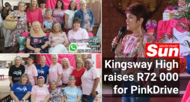 Group photographs and a lady speaking through a mic.