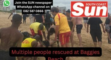 People standing on a beach