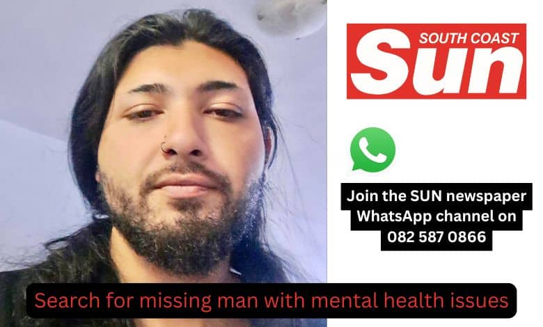 Search for missing man with mental health issues