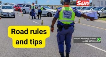 A traffic officer conducting a traffic stop.