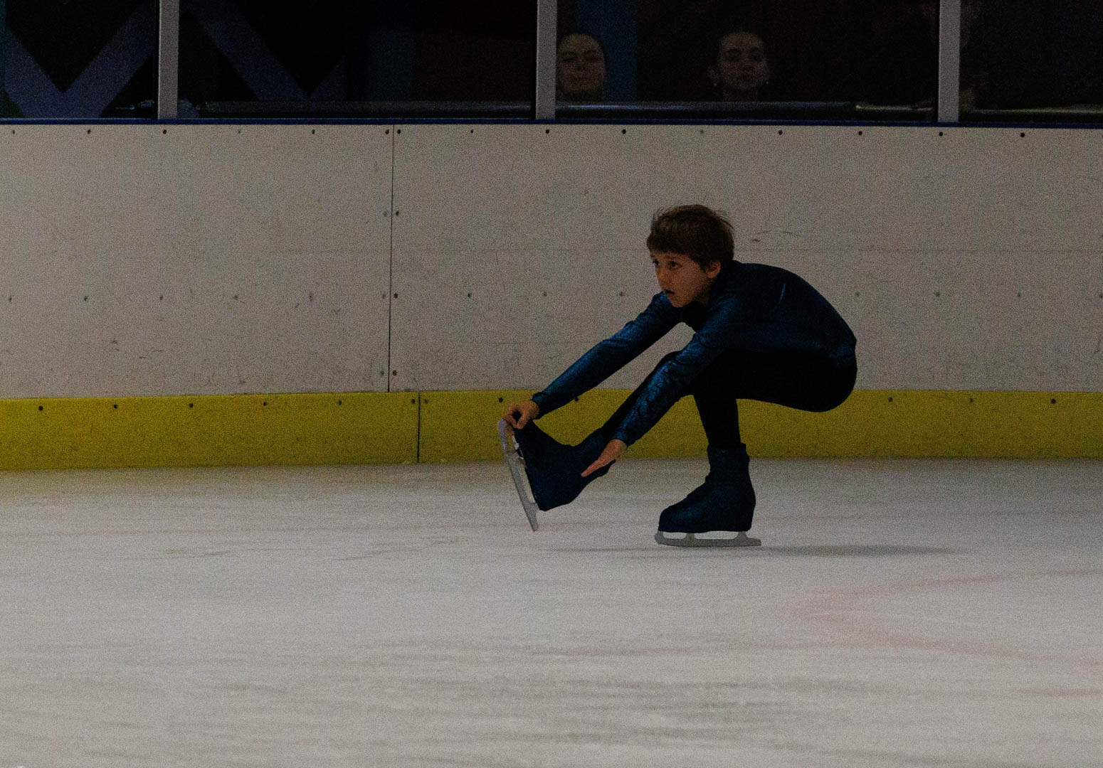 a boy ice skating