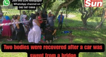 People standing in a veldt