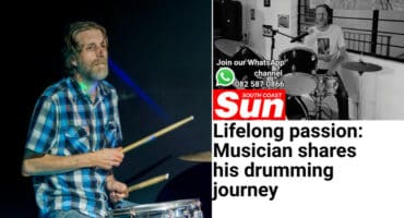 a musician playing drums