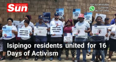 A group of people protesting