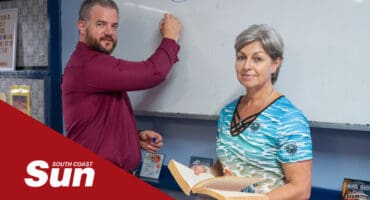 two teachers in class