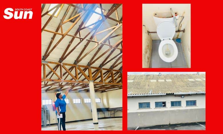 Community hall in Lovu is falling apart