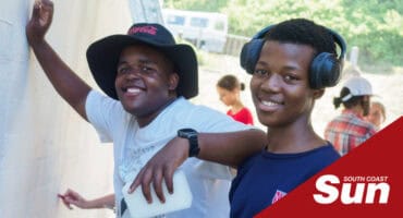 two high school learners