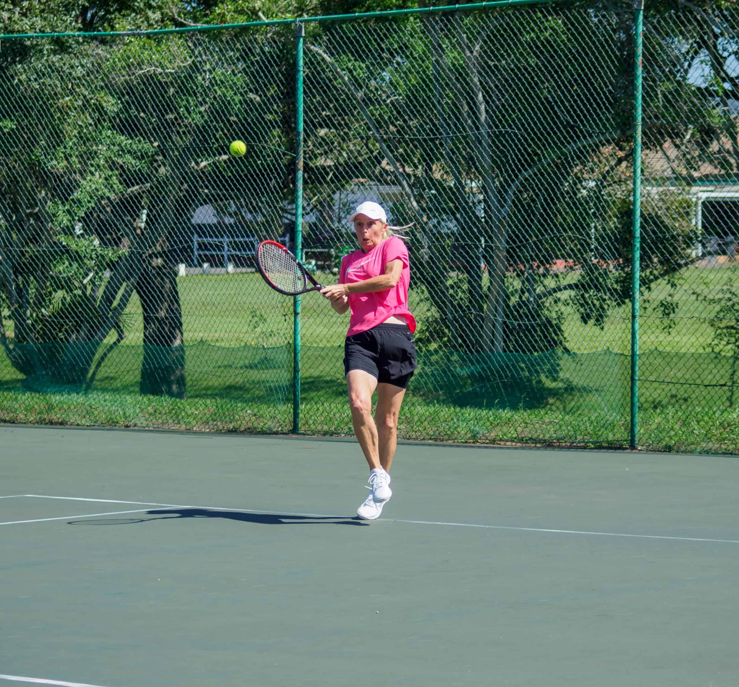 a tennis player
