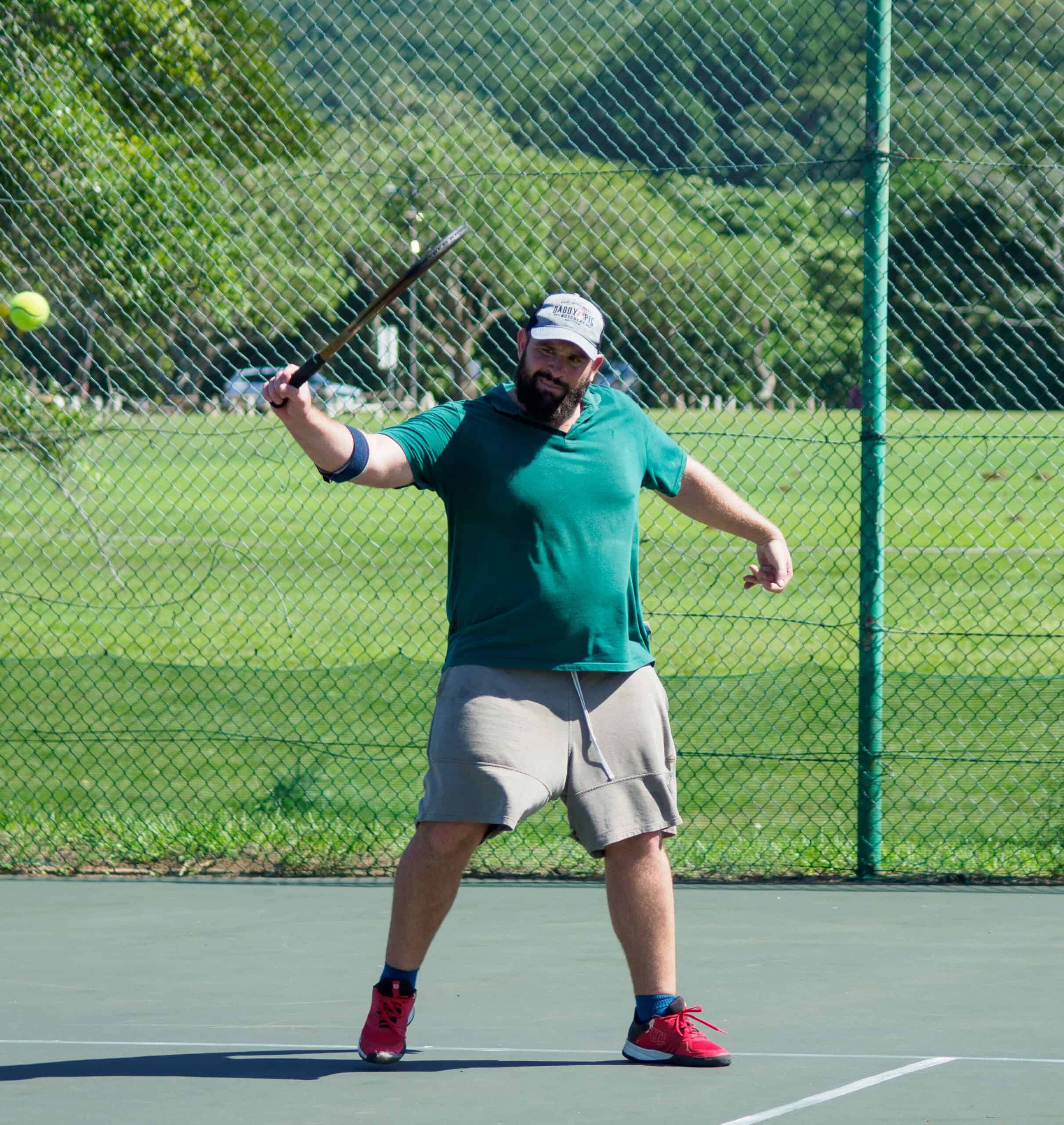 a tennis player