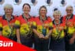 a team of competitive bowlers