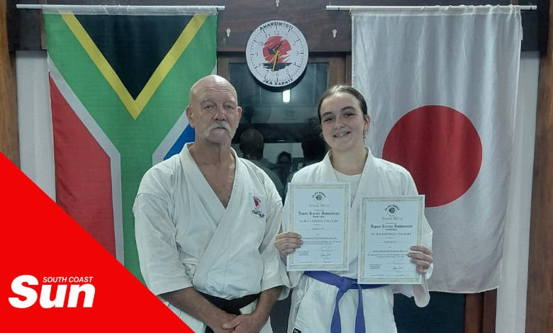 Amanzimtoti karateka kicks her way to South African colours