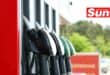 fuel bowsers at a petrol station