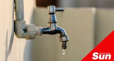 a leaky water faucet