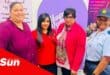 a group photograph at a women's day event