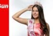 a pageant princess teenager's studio portrait with her tiara and sash